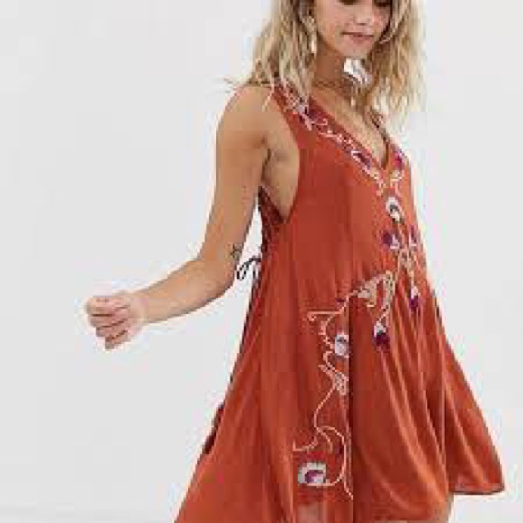 Free People Embroidered Midi Dress - Picture 8 of 8